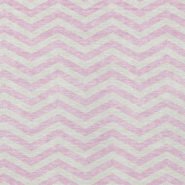 Homeroots 3' Artichoke Green And Ivory Chevron Washable Indoor Outdoor Area Rug For Stylish Spaces 10' X 14' Polyester 595342