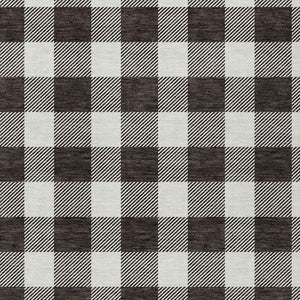 Homeroots 3' Artichoke Green And Gray Plaid Washable Rug – Perfect For Indoor And Outdoor Spaces, Durable Design 3' X 5' Polyester 595373