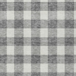 Homeroots 3' Artichoke Green And Gray Plaid Washable Rug – Perfect For Indoor And Outdoor Spaces, Durable Design 10' X 14' Polyester 595402