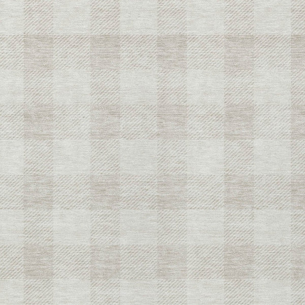 Homeroots 3' Artichoke Green And Gray Plaid Washable Rug – Perfect For Indoor And Outdoor Spaces, Durable Design 9' X 12' Polyester 595407