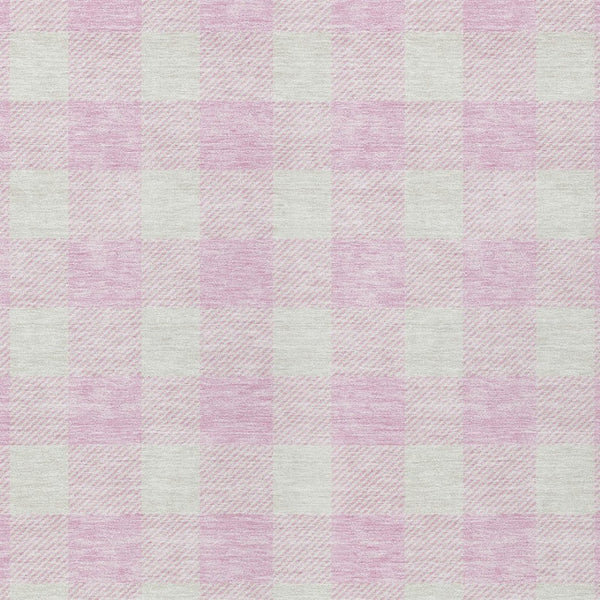 Homeroots 3' Artichoke Green And Gray Plaid Washable Rug – Perfect For Indoor And Outdoor Spaces, Durable Design 5' X 8' Polyester 595422