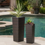 Christopher Knight Home® Noble House Rattan Flower Pot - Brown