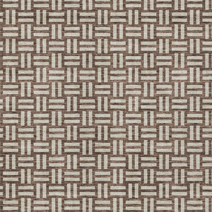 Homeroots 3' Black And Ivory Geometric Indoor Outdoor Area Rug - Stylish, Washable, Durable For Any Space 10' X 14' Polyester 595534