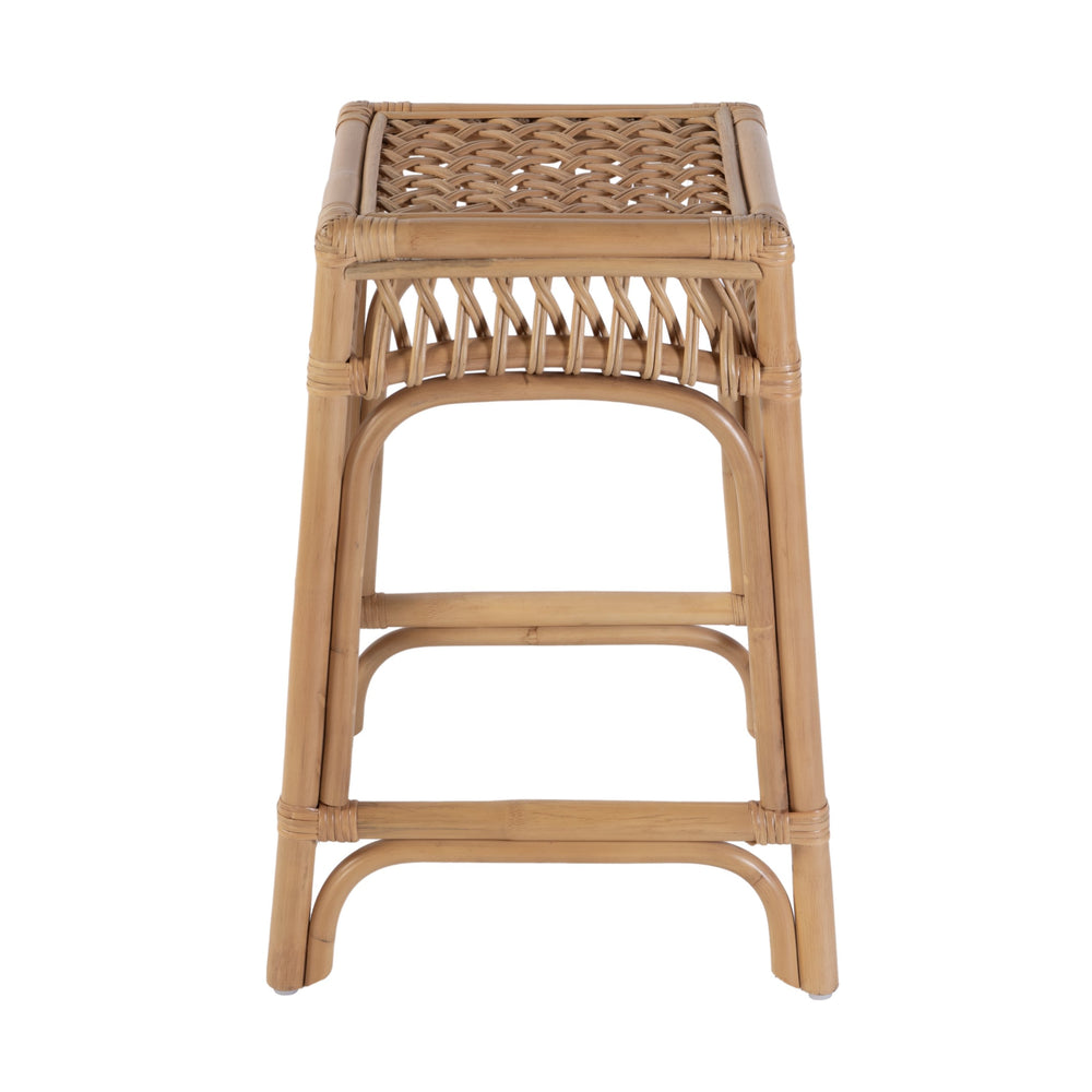 Butler Specialty Butler Antigua Rattan Counter Stool - Stylish 24.75" Seat Height For Coastal & Bohemian Decor Natural Rattan 5955404-butler