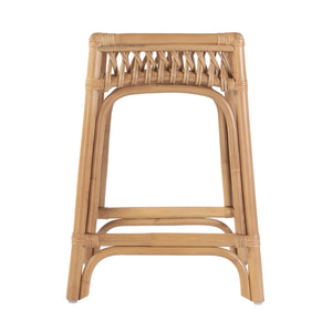 Butler Specialty Butler Antigua Rattan Counter Stool - Stylish 24.75" Seat Height For Coastal & Bohemian Decor Natural Rattan 5955404-butler
