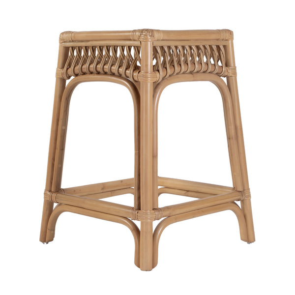 Butler Specialty Butler Antigua Rattan Counter Stool - Stylish 24.75" Seat Height For Coastal & Bohemian Decor Natural Rattan 5955404-butler