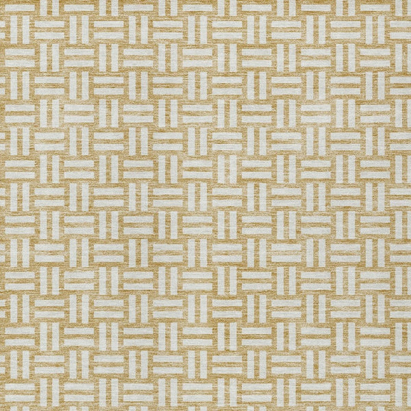 Homeroots 3' Black And Ivory Geometric Indoor Outdoor Area Rug - Stylish, Washable, Durable For Any Space 3' X 5' Polyester 595553