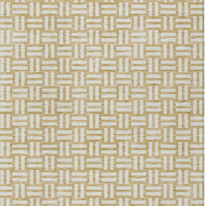 Homeroots 3' Black And Ivory Geometric Indoor Outdoor Area Rug - Stylish, Washable, Durable For Any Space 8' X 10' Polyester 595556