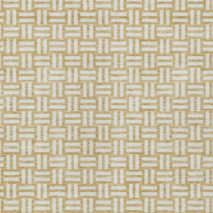 Homeroots 3' Black And Ivory Geometric Indoor Outdoor Area Rug - Stylish, Washable, Durable For Any Space 9' X 12' Polyester 595557