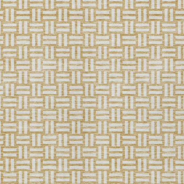 Homeroots 3' Black And Ivory Geometric Indoor Outdoor Area Rug - Stylish, Washable, Durable For Any Space 9' X 12' Polyester 595557