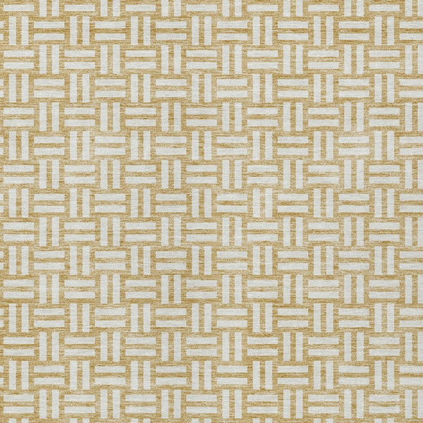 Homeroots 3' Black And Ivory Geometric Indoor Outdoor Area Rug - Stylish, Washable, Durable For Any Space 10' X 14' Polyester 595558