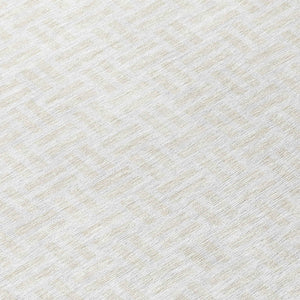 Homeroots 3' Black And Ivory Geometric Indoor Outdoor Area Rug - Stylish, Washable, Durable For Any Space 8' Round Polyester 595567