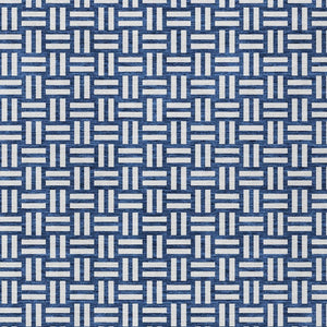 Homeroots 3' Black And Ivory Geometric Indoor Outdoor Area Rug - Stylish, Washable, Durable For Any Space 5' X 8' Polyester 595572