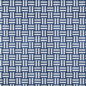 Homeroots 3' Black And Ivory Geometric Indoor Outdoor Area Rug - Stylish, Washable, Durable For Any Space 9' X 12' Polyester 595575