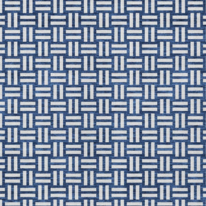 Homeroots 3' Black And Ivory Geometric Indoor Outdoor Area Rug - Stylish, Washable, Durable For Any Space 10' X 14' Polyester 595576