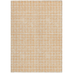 Homeroots 3' Black And Ivory Geometric Indoor Outdoor Area Rug - Stylish, Washable, Durable For Any Space 5' X 8' Polyester 595578