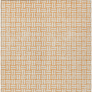 Homeroots 3' Black And Ivory Geometric Indoor Outdoor Area Rug - Stylish, Washable, Durable For Any Space 9' X 12' Polyester 595581