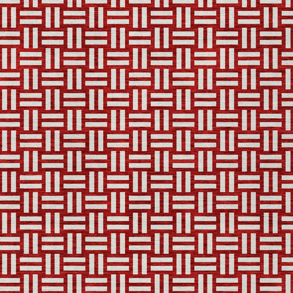 Homeroots 3' Black And Ivory Geometric Indoor Outdoor Area Rug - Stylish, Washable, Durable For Any Space 3' X 5' Polyester 595595