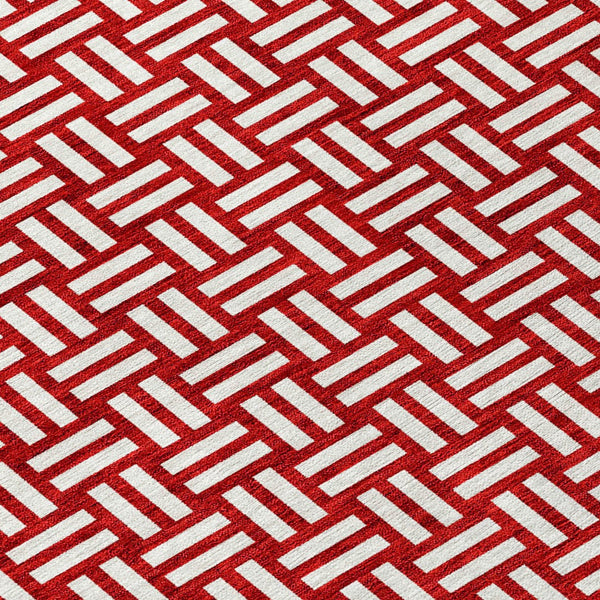 Homeroots 3' Black And Ivory Geometric Indoor Outdoor Area Rug - Stylish, Washable, Durable For Any Space 3' X 5' Polyester 595595