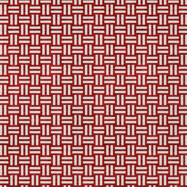 Homeroots 3' Black And Ivory Geometric Indoor Outdoor Area Rug - Stylish, Washable, Durable For Any Space 5' X 8' Polyester 595596