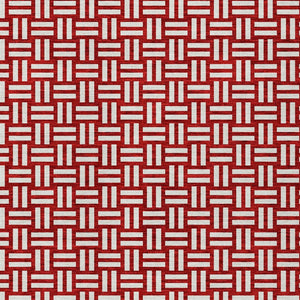 Homeroots 3' Black And Ivory Geometric Indoor Outdoor Area Rug - Stylish, Washable, Durable For Any Space 5' X 8' Polyester 595596