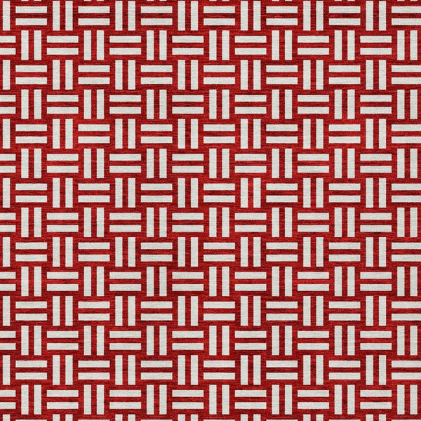 Homeroots 3' Black And Ivory Geometric Indoor Outdoor Area Rug - Stylish, Washable, Durable For Any Space 9' X 12' Polyester 595599