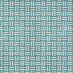 Homeroots 3' Black And Ivory Geometric Indoor Outdoor Area Rug - Stylish, Washable, Durable For Any Space 9' X 12' Polyester 595605