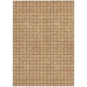 Homeroots 3' Black And Ivory Geometric Indoor Outdoor Area Rug - Stylish, Washable, Durable For Any Space 5' X 8' Polyester 595614
