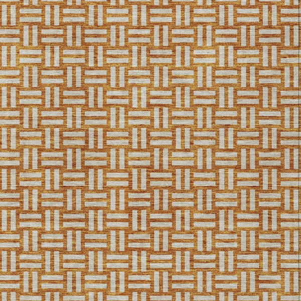 Homeroots 3' Black And Ivory Geometric Indoor Outdoor Area Rug - Stylish, Washable, Durable For Any Space 8' X 10' Polyester 595616