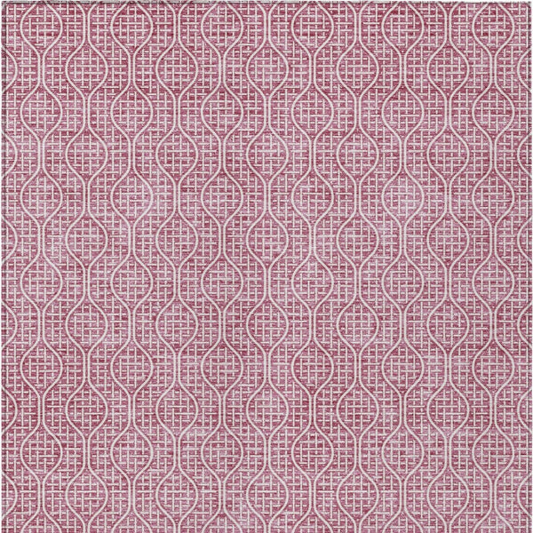 Homeroots 3' Stylish Beige And Ivory Geometric Washable Rug For Indoor And Outdoor Spaces, Durable Design 8' X 10' Polyester 595628