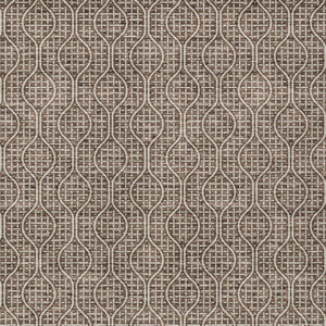 Homeroots 3' Stylish Beige And Ivory Geometric Washable Rug For Indoor And Outdoor Spaces, Durable Design 9' X 12' Polyester 595635