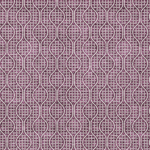 Homeroots 3' Stylish Beige And Ivory Geometric Washable Rug For Indoor And Outdoor Spaces, Durable Design 8' X 10' Polyester 595640