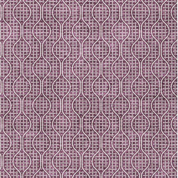 Homeroots 3' Stylish Beige And Ivory Geometric Washable Rug For Indoor And Outdoor Spaces, Durable Design 10' X 14' Polyester 595642