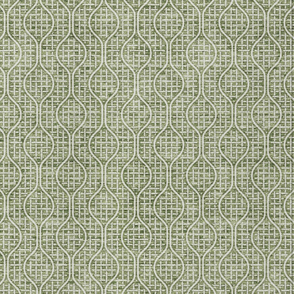 Homeroots 3' Stylish Beige And Ivory Geometric Washable Rug For Indoor And Outdoor Spaces, Durable Design 8' X 10' Polyester 595646