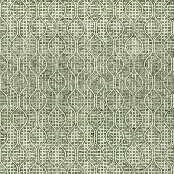 Homeroots 3' Stylish Beige And Ivory Geometric Washable Rug For Indoor And Outdoor Spaces, Durable Design 9' X 12' Polyester 595647