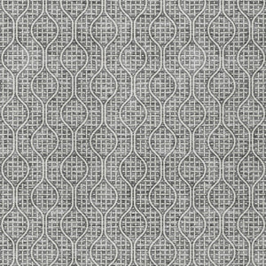 Homeroots 3' Stylish Beige And Ivory Geometric Washable Rug For Indoor And Outdoor Spaces, Durable Design 5' X 8' Polyester 595650