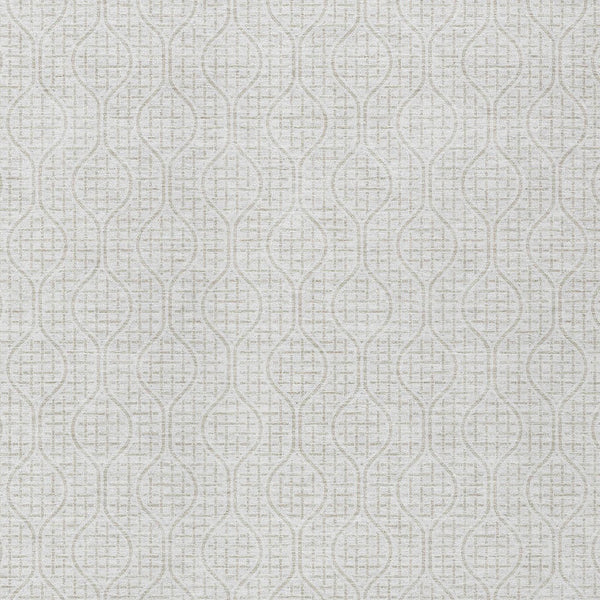 Homeroots 3' Stylish Beige And Ivory Geometric Washable Rug For Indoor And Outdoor Spaces, Durable Design 3' X 5' Polyester 595655