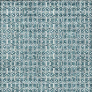 Homeroots 3' Stylish Beige And Ivory Geometric Washable Rug For Indoor And Outdoor Spaces, Durable Design 9' X 12' Polyester 595689