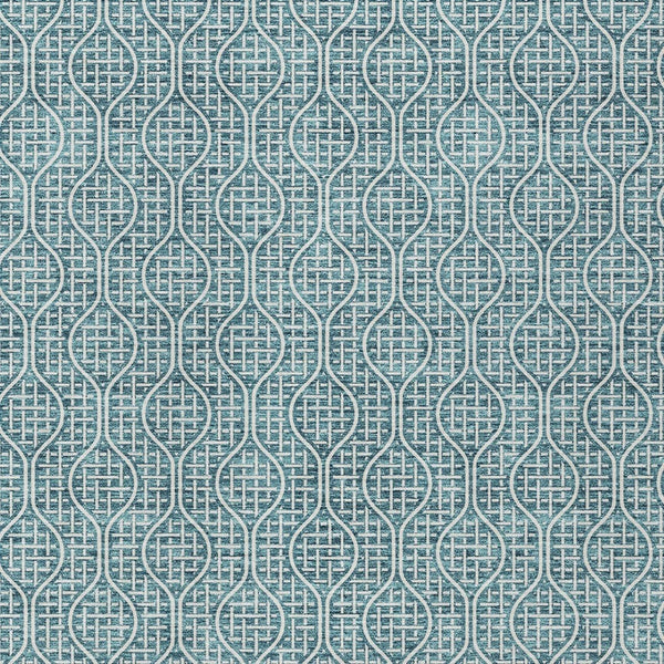 Homeroots 3' Stylish Beige And Ivory Geometric Washable Rug For Indoor And Outdoor Spaces, Durable Design 10' X 14' Polyester 595690