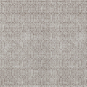 Homeroots 3' Stylish Beige And Ivory Geometric Washable Rug For Indoor And Outdoor Spaces, Durable Design 3' X 5' Polyester 595691