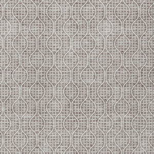 Homeroots 3' Stylish Beige And Ivory Geometric Washable Rug For Indoor And Outdoor Spaces, Durable Design 8' X 10' Polyester 595694