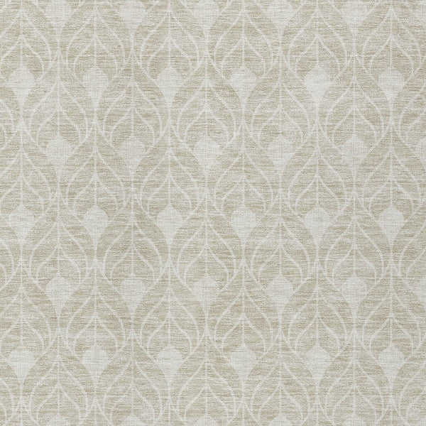 Homeroots 3' Beige And Ivory Geometric Washable Area Rug For Indoor & Outdoor Spaces, Durable And Stylish 3' X 5' Polyester 595703