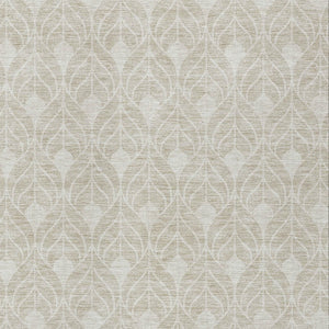 Homeroots 3' Beige And Ivory Geometric Washable Area Rug For Indoor & Outdoor Spaces, Durable And Stylish 9' X 12' Polyester 595707