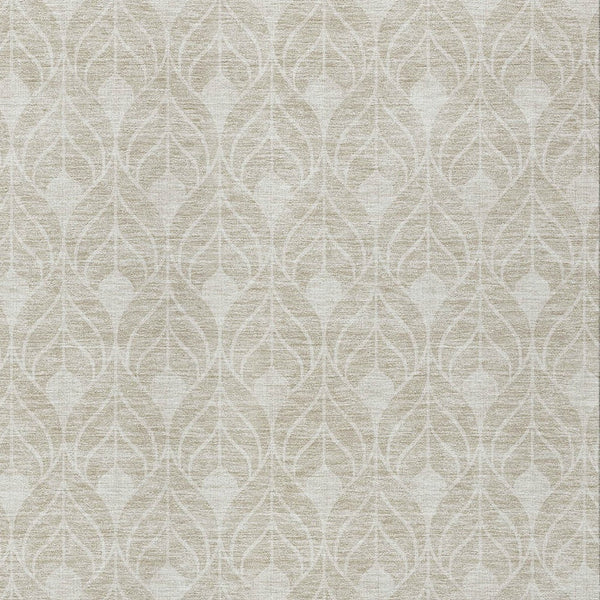 Homeroots 3' Beige And Ivory Geometric Washable Area Rug For Indoor & Outdoor Spaces, Durable And Stylish 9' X 12' Polyester 595707