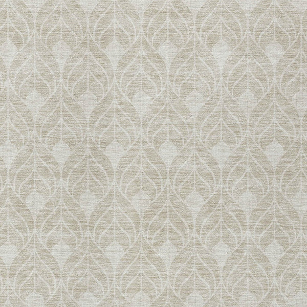 Homeroots 3' Beige And Ivory Geometric Washable Area Rug For Indoor & Outdoor Spaces, Durable And Stylish 10' X 14' Polyester 595708