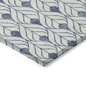 Homeroots 3' Beige And Ivory Geometric Washable Area Rug For Indoor & Outdoor Spaces, Durable And Stylish 8' X 10' Polyester 595718