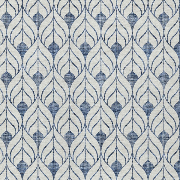 Homeroots 3' Beige And Ivory Geometric Washable Area Rug For Indoor & Outdoor Spaces, Durable And Stylish 9' X 12' Polyester 595719