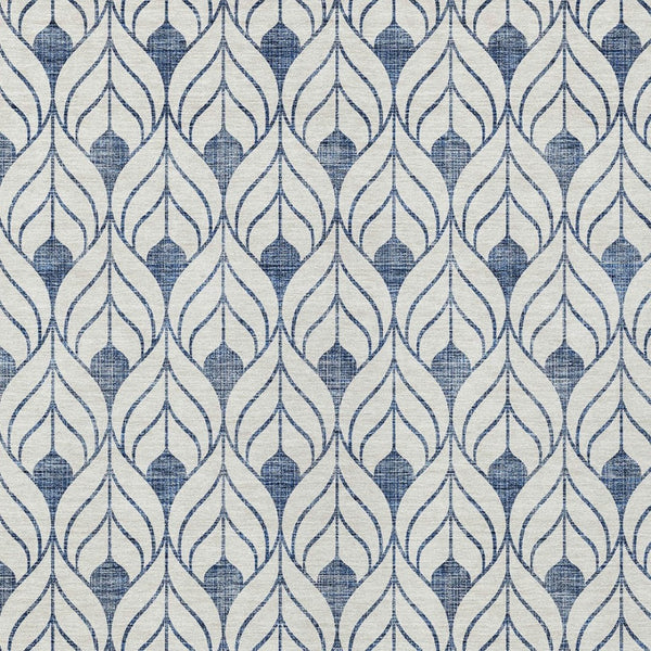 Homeroots 3' Beige And Ivory Geometric Washable Area Rug For Indoor & Outdoor Spaces, Durable And Stylish 10' X 14' Polyester 595720