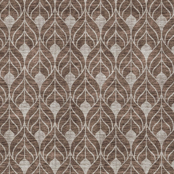 Homeroots 3' Beige And Ivory Geometric Washable Area Rug For Indoor & Outdoor Spaces, Durable And Stylish 3' X 5' Polyester 595721