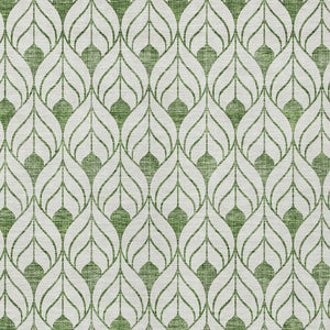 Homeroots 3' Beige And Ivory Geometric Washable Area Rug For Indoor & Outdoor Spaces, Durable And Stylish 8' X 10' Polyester 595730